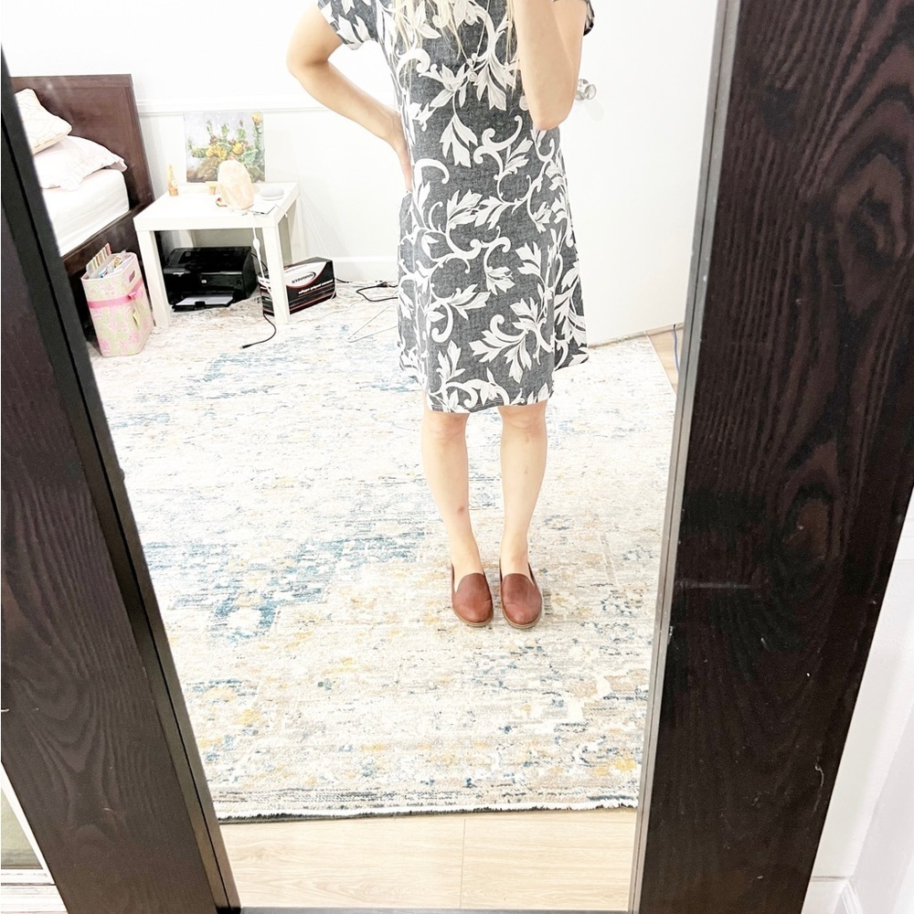 👗Floral short-sleeved dress size Small